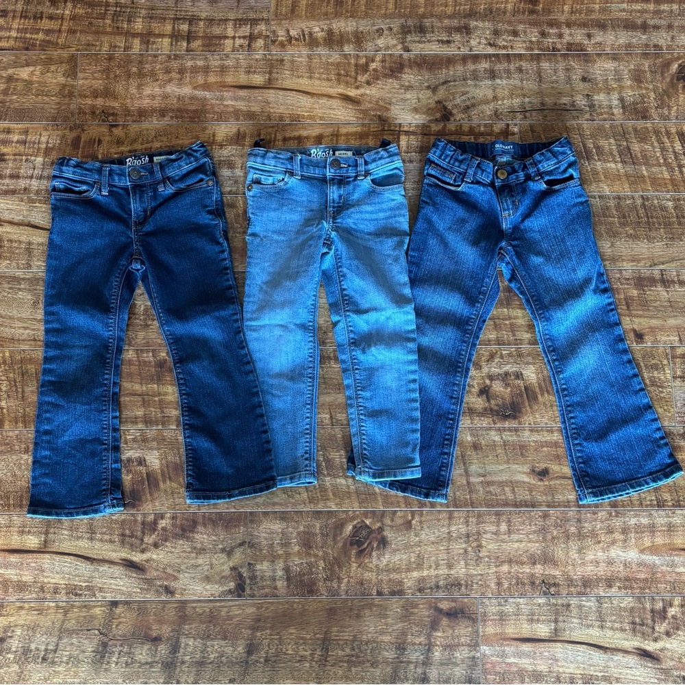 4T Kids Denim Jeans Trio